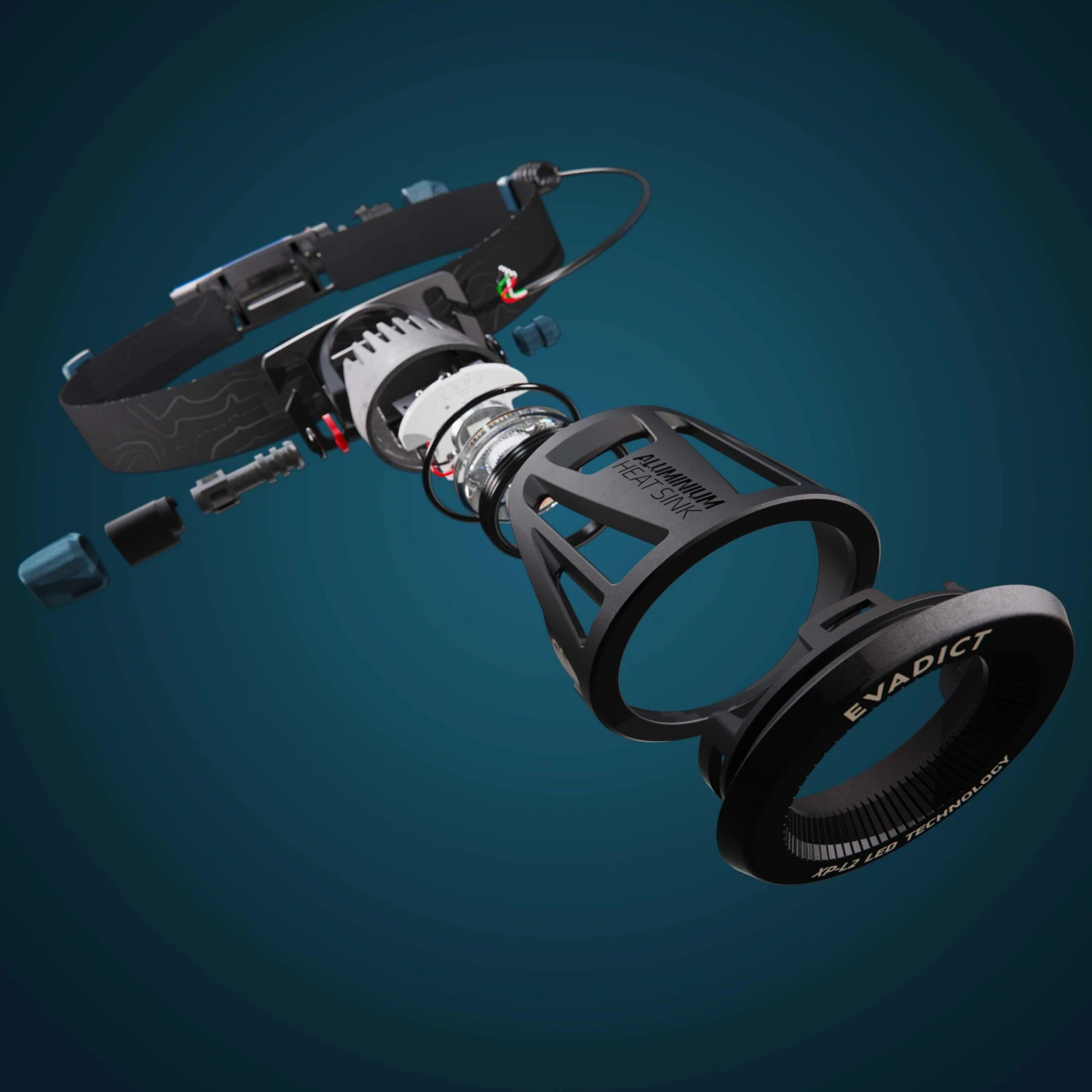 Evadict Ontrail 900 Lumens Trail Running Frontal Lamp - Image 7