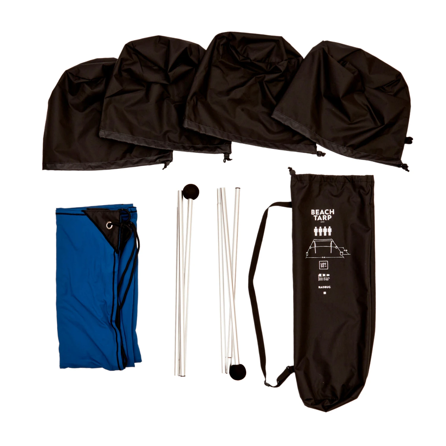 Decathlon ANTI-UV BEACH CANOPY - BLUE - Image 3