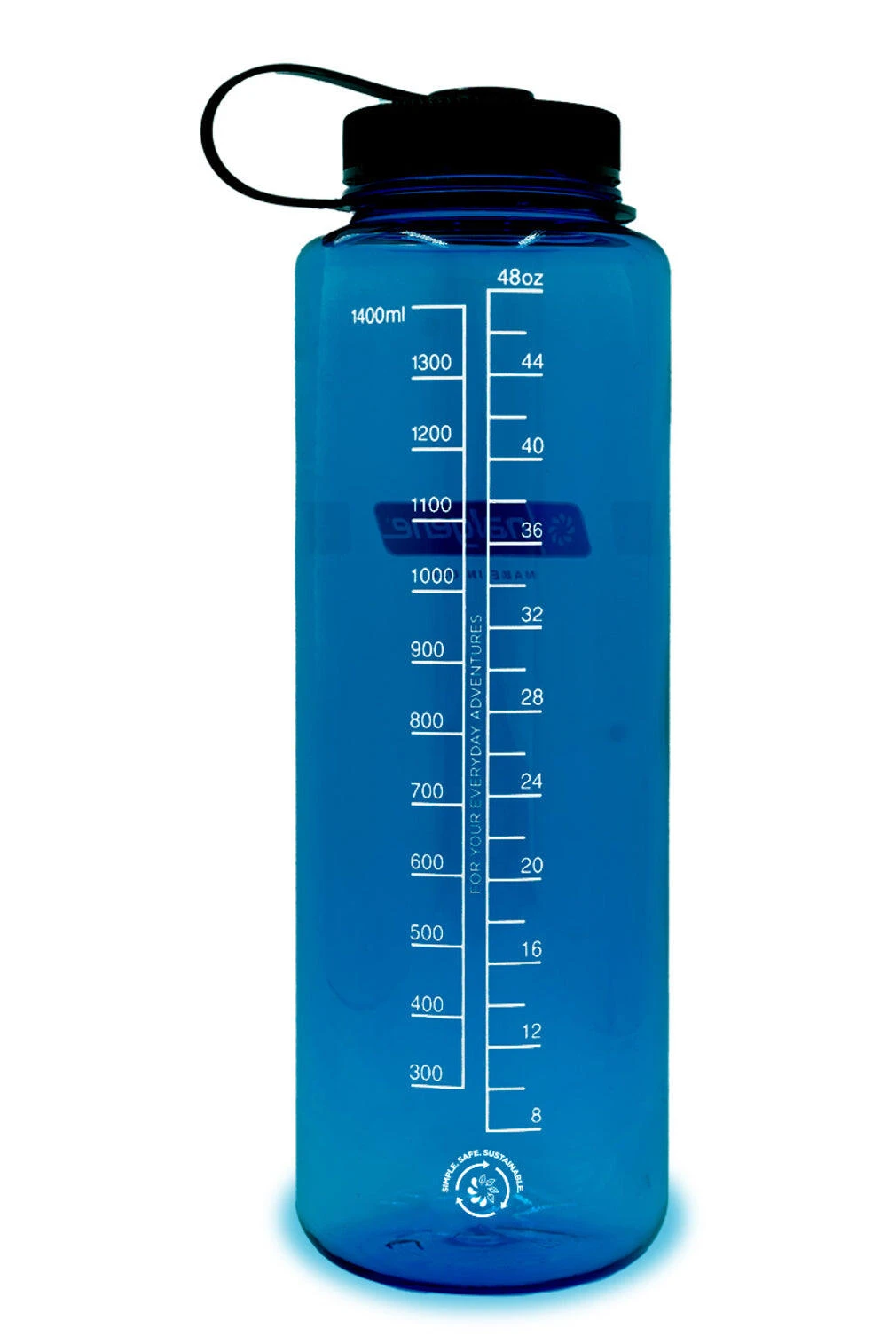 Nalgene 1.5L Wide Mouth Sustain Water Bottle - Made From 50% Plastic Waste - Image 7
