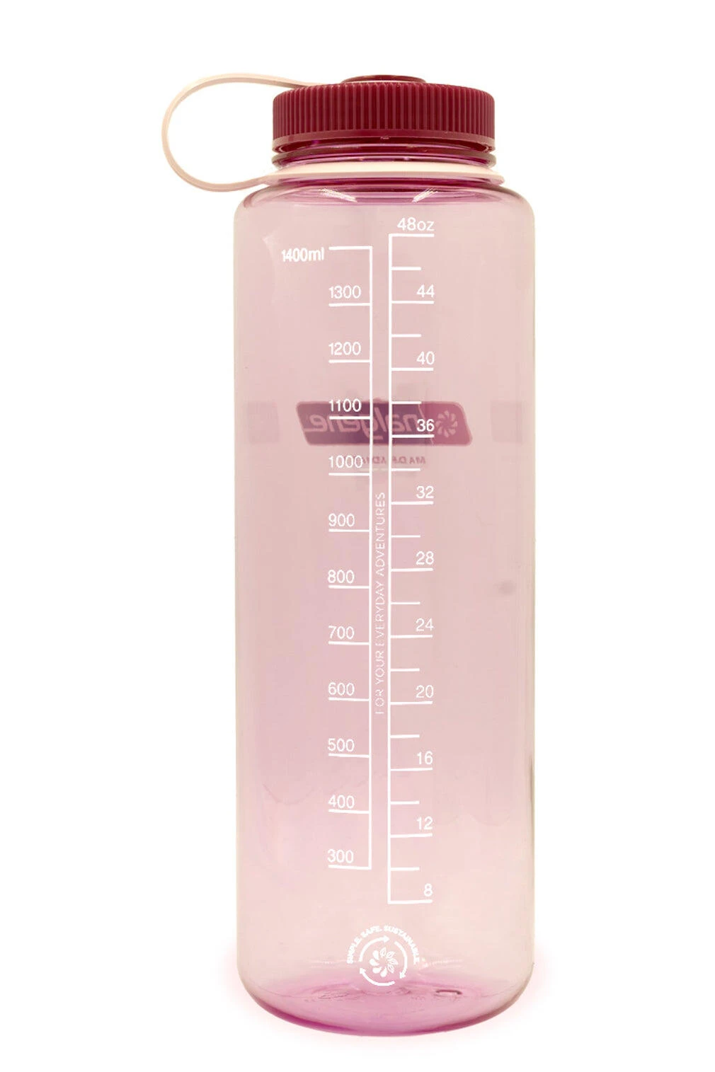 Nalgene 1.5L Wide Mouth Sustain Water Bottle - Made From 50% Plastic Waste - Image 2