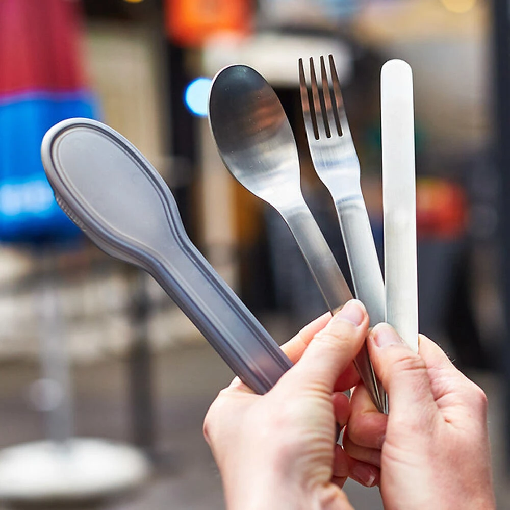 Black+Blum Stainless Steel Cutlery Set With Case Grey - Image 3