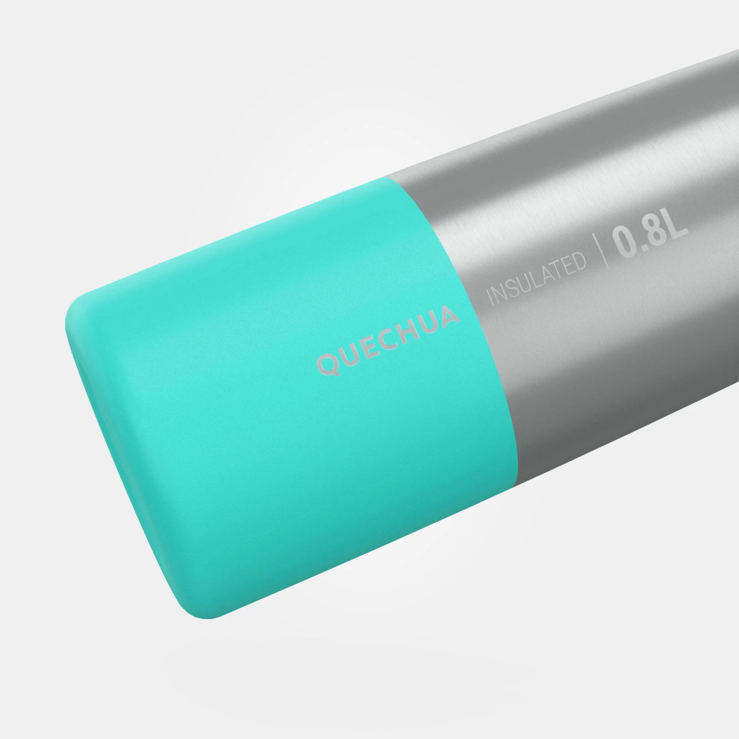 Quechua Isothermal Stainless Steel Hiking Flask MH500 0.5 L Turquoise - Image 3