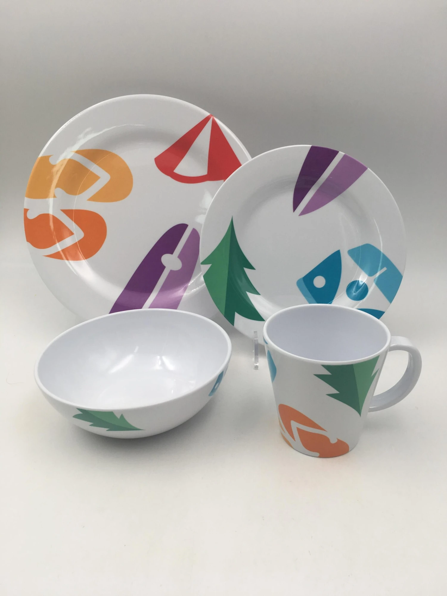 OLPRO Spring Bay Melamine Set (8 Piece) - Image 5