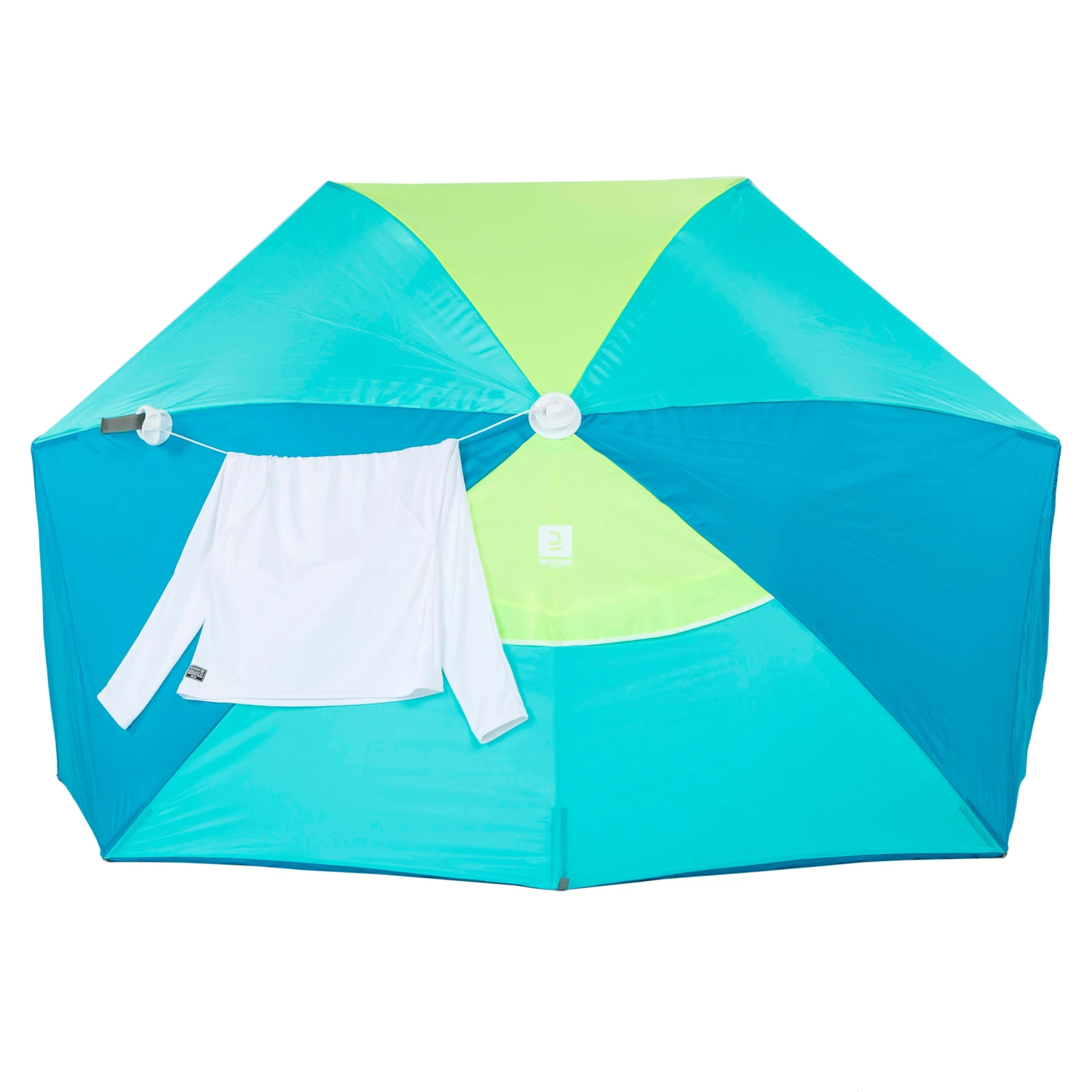 3-person Sun Shelter Beach Parasol UPF50+ Iwiko 180 - Blue Yellow - Image 9